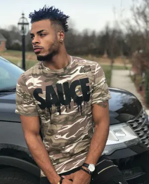 Black Sauce | Desert Camo Tee
