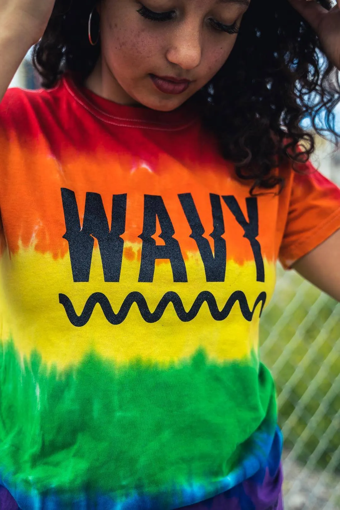 Black Wavy | Rainbow Pride Tee