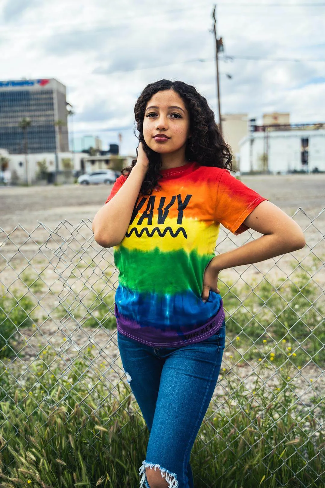 Black Wavy | Rainbow Pride Tee