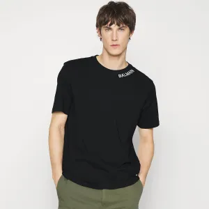 B.L.M.N Black Embroidered Logo T-Shirt