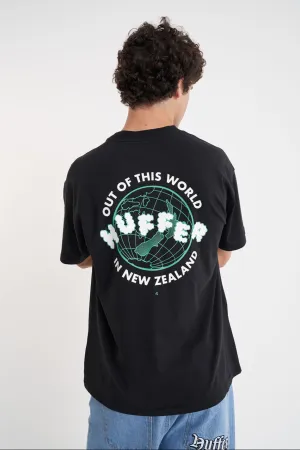 Block Tee 220/Stratos - Washed Black
