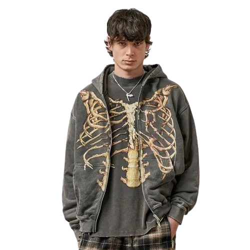 Bluza ze szkieletem UNISEX