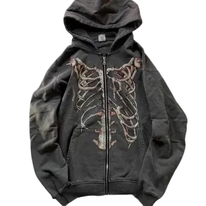 Bluza ze szkieletem UNISEX