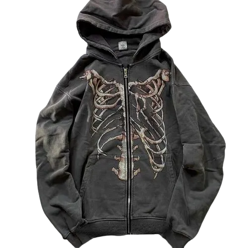 Bluza ze szkieletem UNISEX
