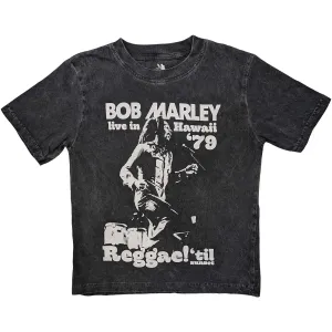 BOB MARLEY KIDS T-SHIRT: HAWAII SNOW WASH (WASH COLLECTION)