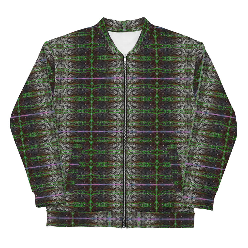 Bomber Jacket (Unisex)(Rind#5 Tree Link) RJSTH@Fabric#5  RJSTHW2021 RJS