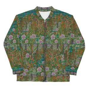 Bomber Jacket (Unisex)(WindSong Flower) RJSTH@Fabric#4 RJSTHW2022 RJS