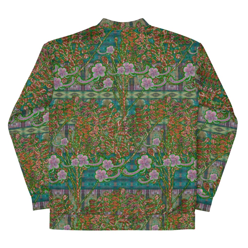 Bomber Jacket (Unisex)(WindSong Flower) RJSTH@Fabric#4 RJSTHW2022 RJS