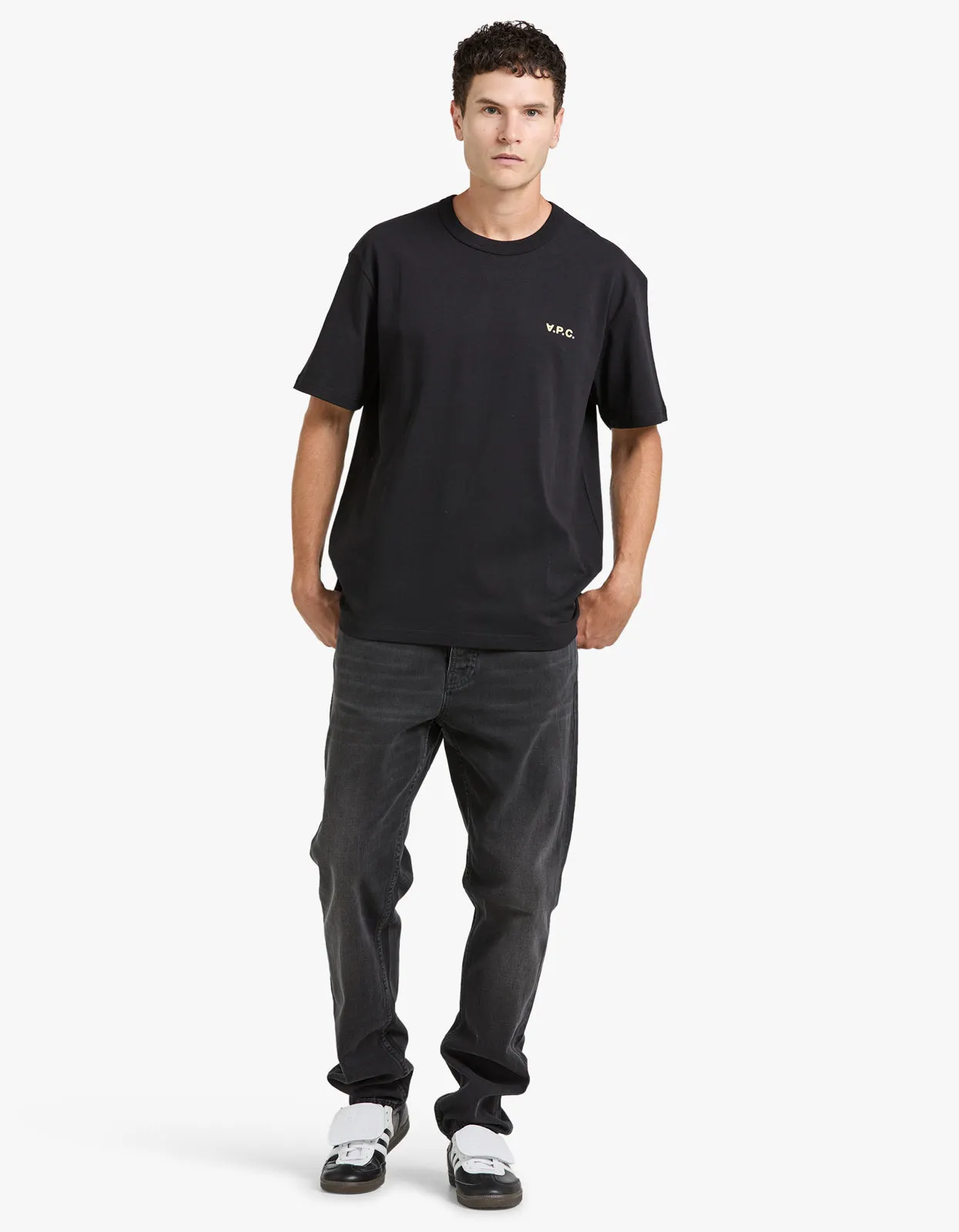 Boxy Petit VPC T Shirt - TZF Black/Beige