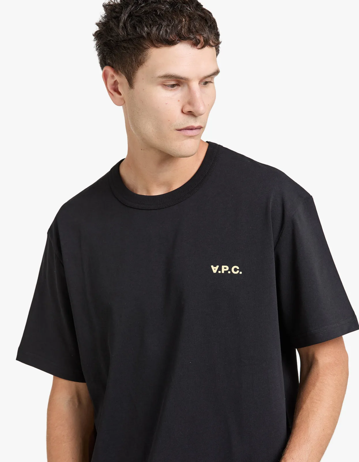 Boxy Petit VPC T Shirt - TZF Black/Beige