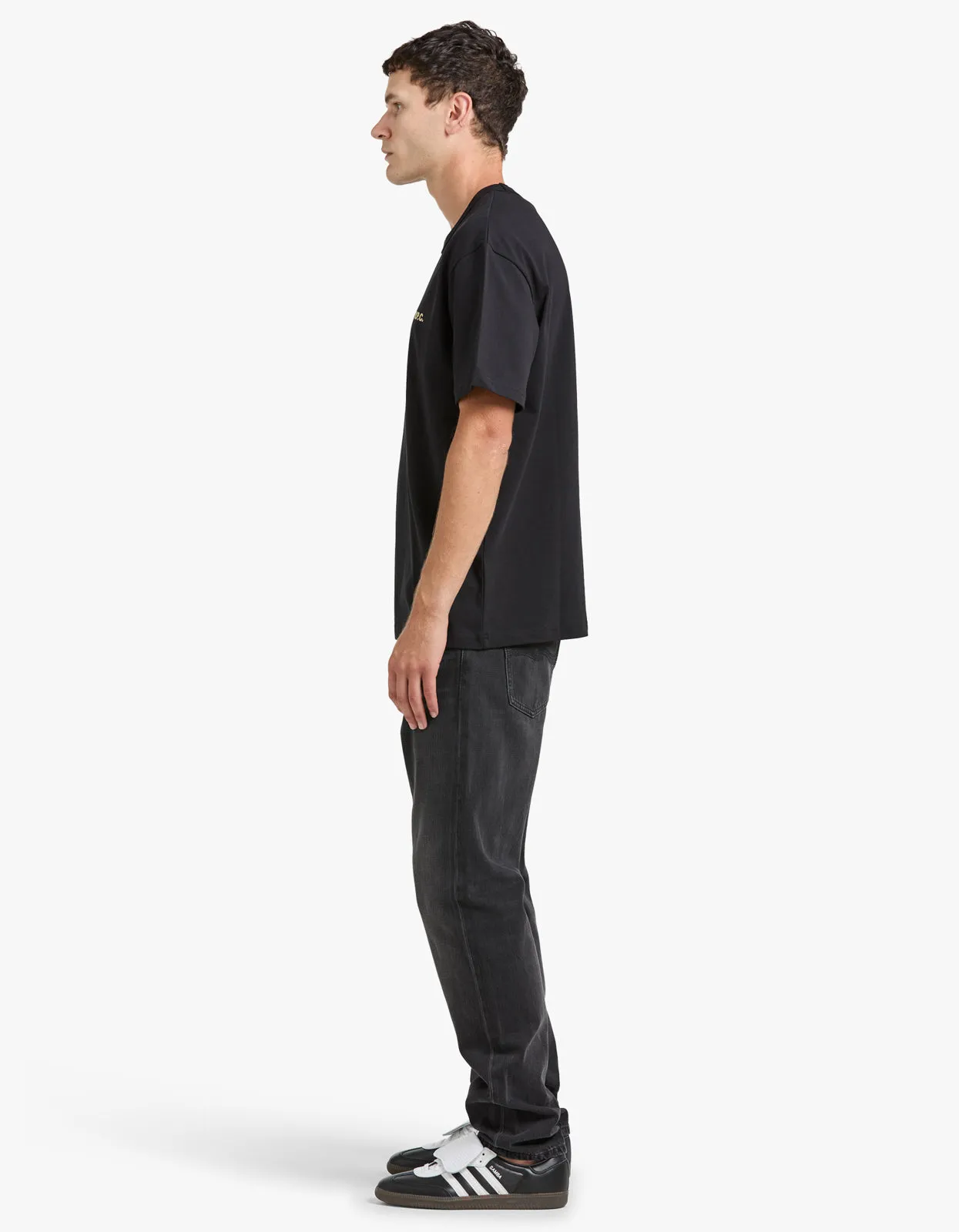 Boxy Petit VPC T Shirt - TZF Black/Beige