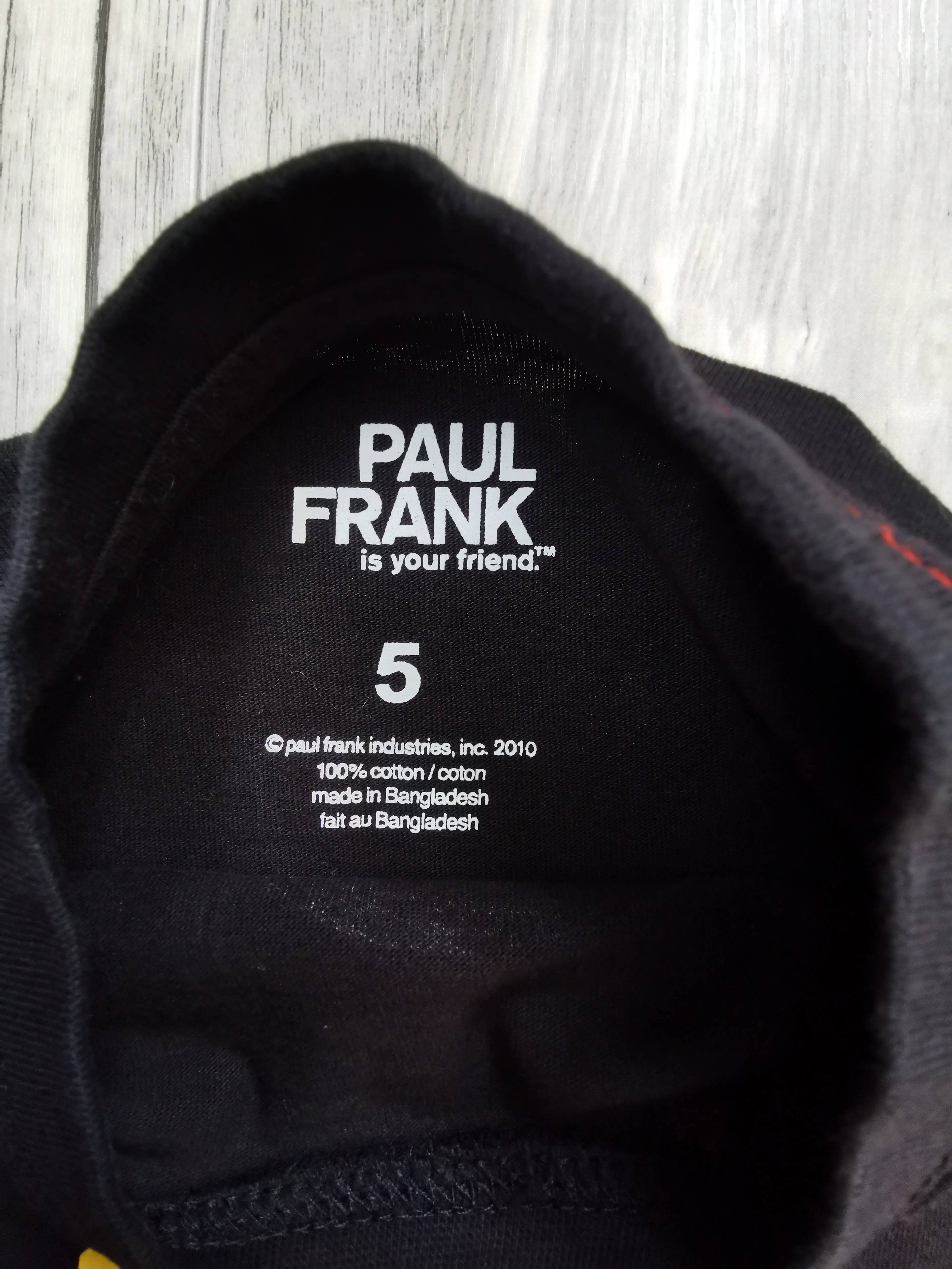 BOY SIZE 5 YEARS - PAUL FRANK, Designer T-Shirt EUC B31