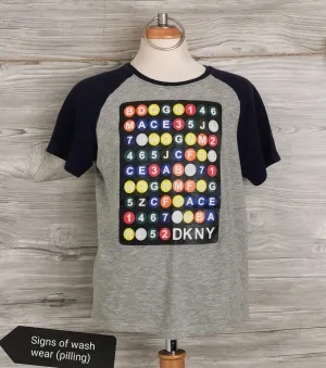 BOY SIZE SMALL (8 YEARS) - DKNY, Graphic T-shirt VGUC B3