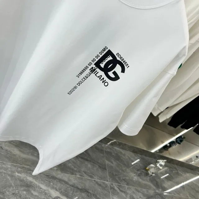 Branded White Logo-Embroidered Oversized  T-shirt