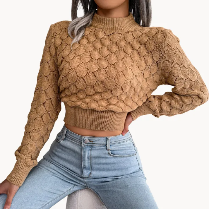 Bronze wine | cosy turtleneck for women