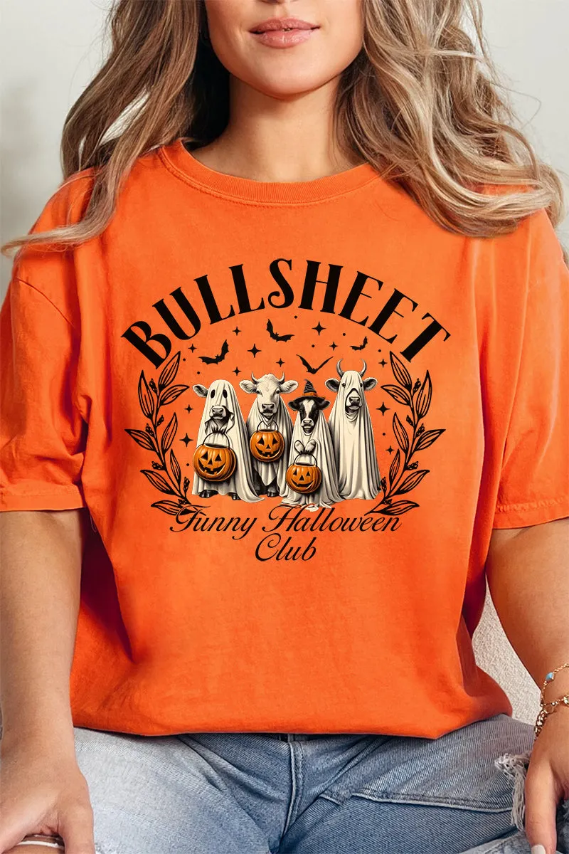 Bull Sheet Halloween Club Comfort Colors Adult Ring-Spun Cotton Tee