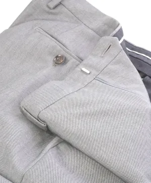 BURBERRY LONDON - *WOOL & MOHAIR* ITALY Gray Flat Front Dress Pants - 38W