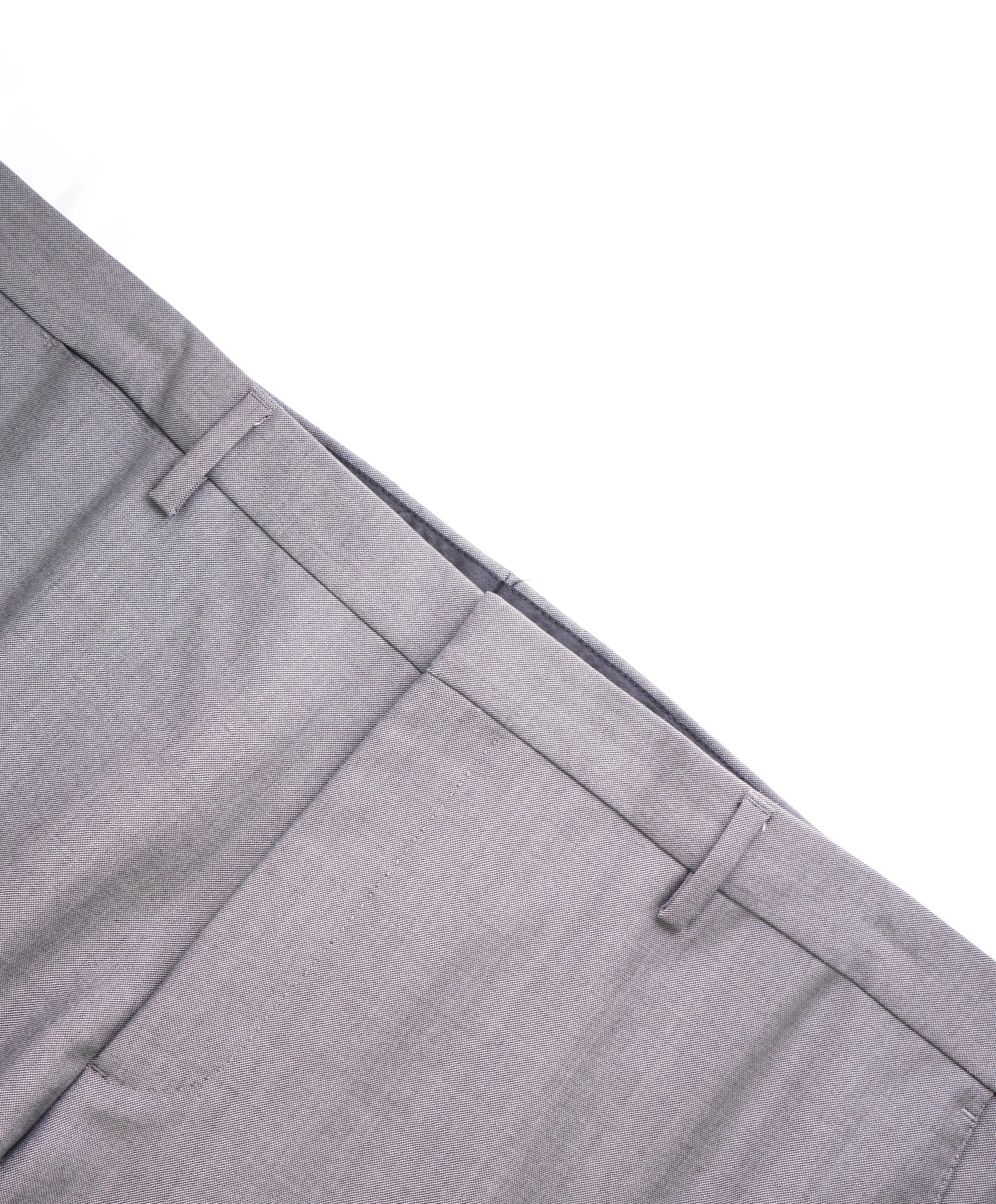 BURBERRY LONDON - *WOOL & MOHAIR* ITALY Gray Flat Front Dress Pants - 38W