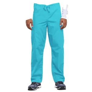 Cherokee Workwear 4100 Scrubs Pants Unisex Drawstring Cargo Turquoise