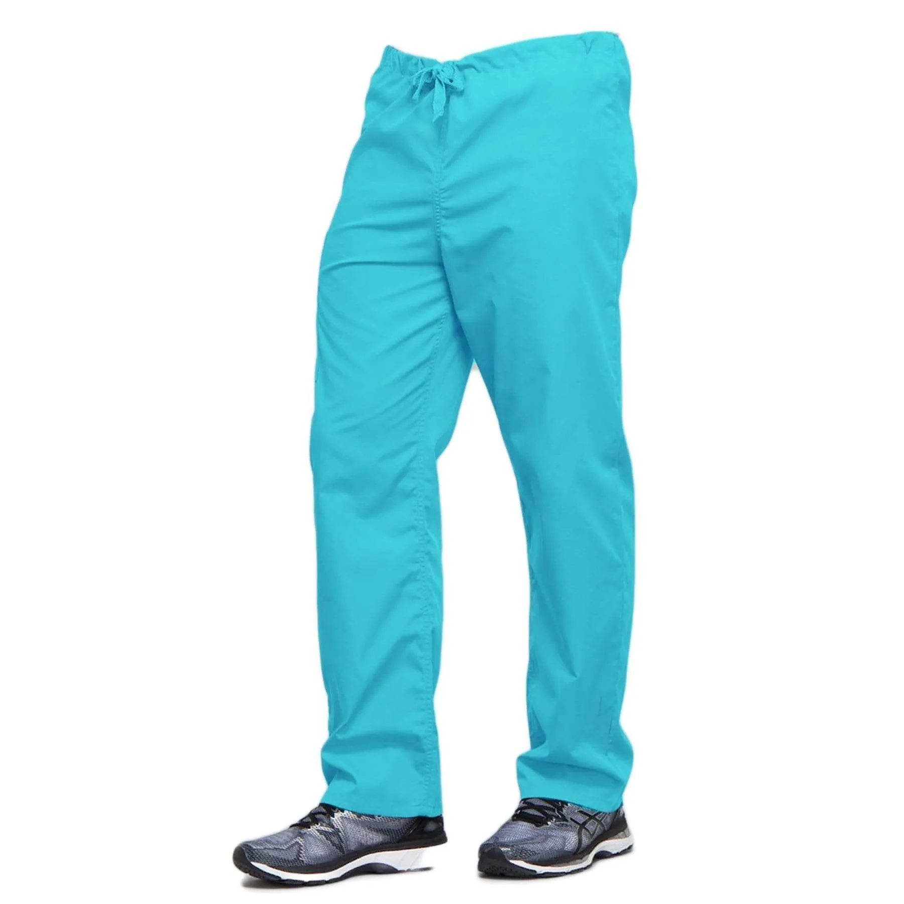 Cherokee Workwear 4100 Scrubs Pants Unisex Drawstring Cargo Turquoise