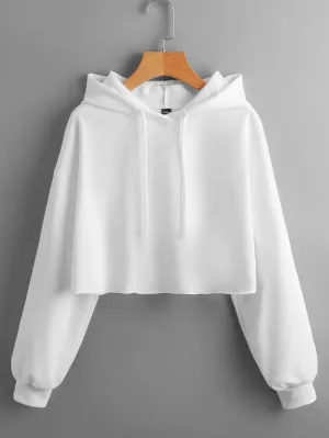 Cherry Vibes Sudadera Con Capucha Sólida para Mujer en