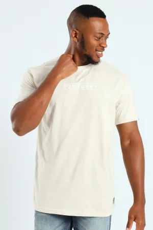 Chest Logo Tee - Stone