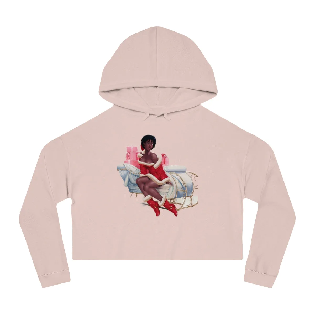 Christmas Women’s Cropped Hooded Sweatshirt