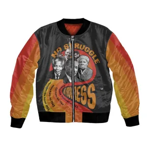 Civil Rights Leaders African American Bomber Jacket No Struggle No Progress DT03