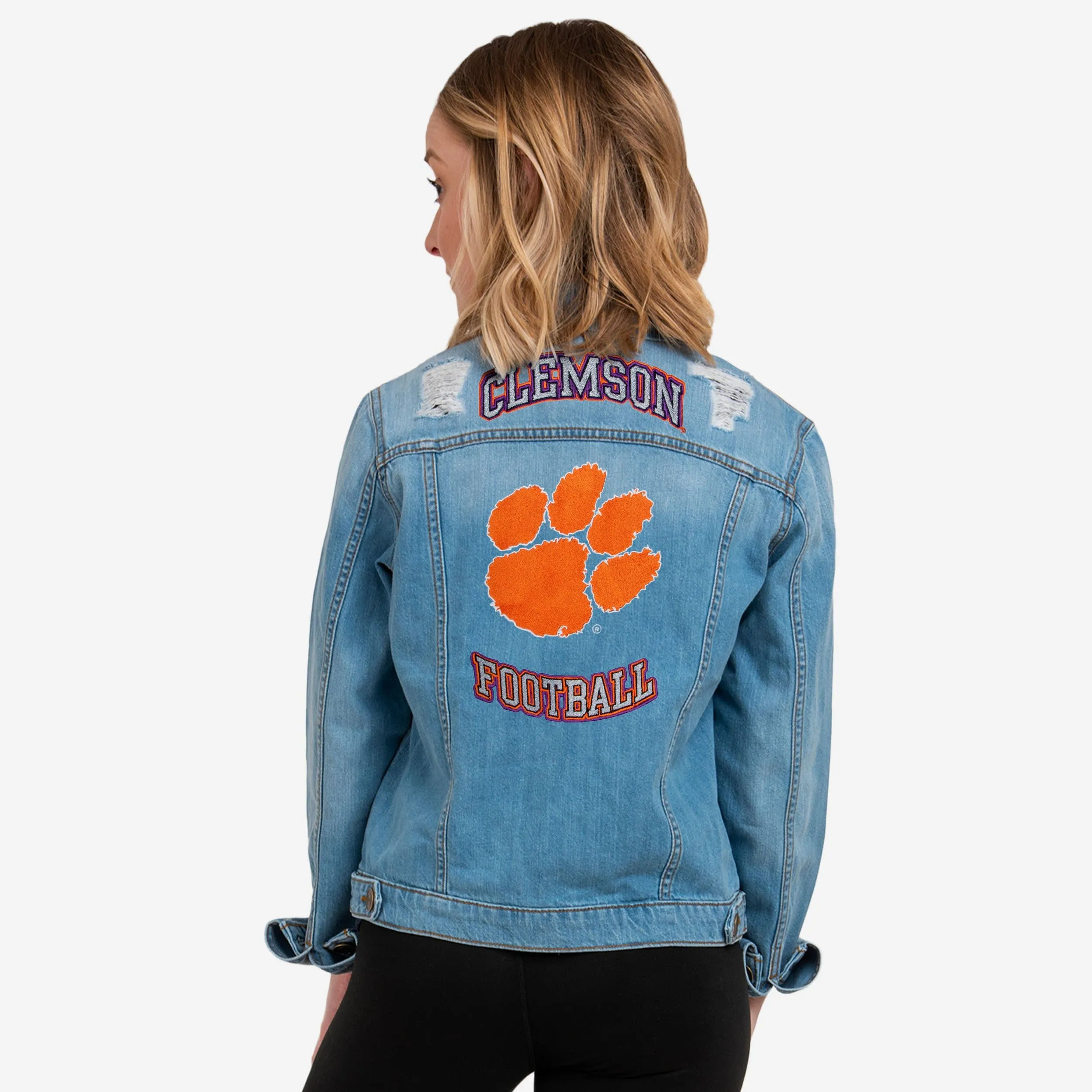 Clemson Tigers Womens Denim Days Jacket