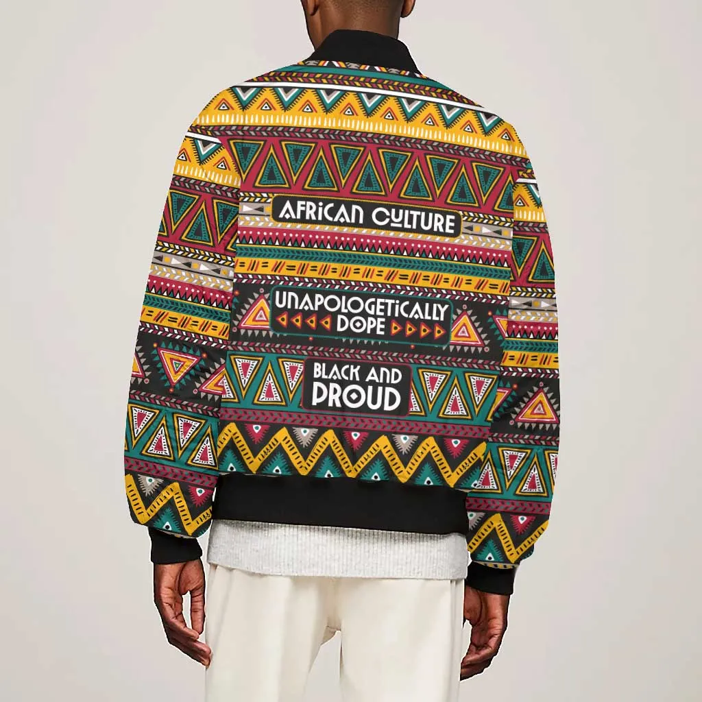 Colorful African Pattern Bomber Jacket DT02
