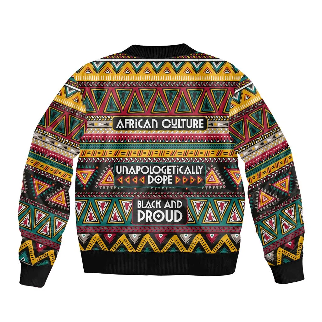 Colorful African Pattern Bomber Jacket DT02