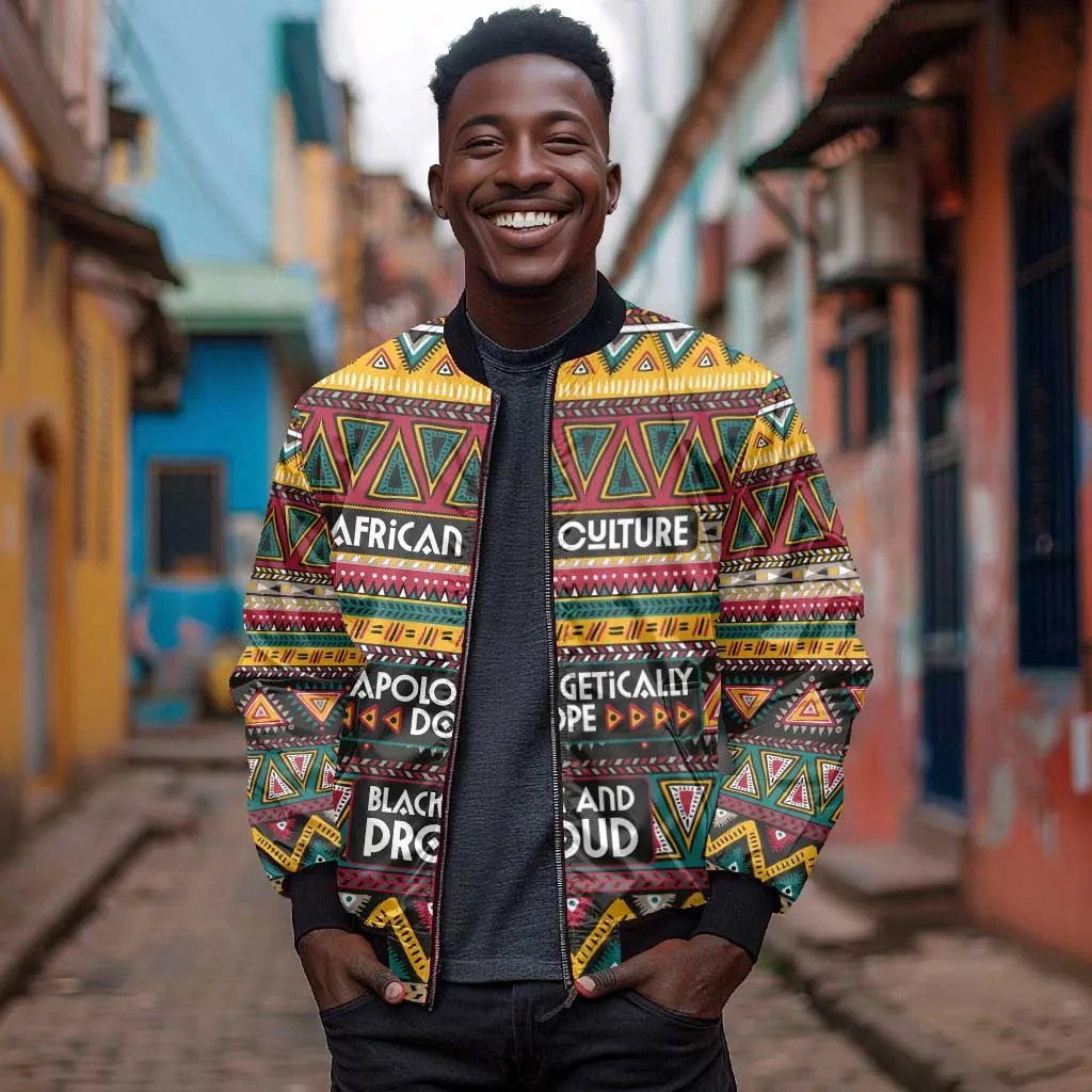 Colorful African Pattern Bomber Jacket DT02