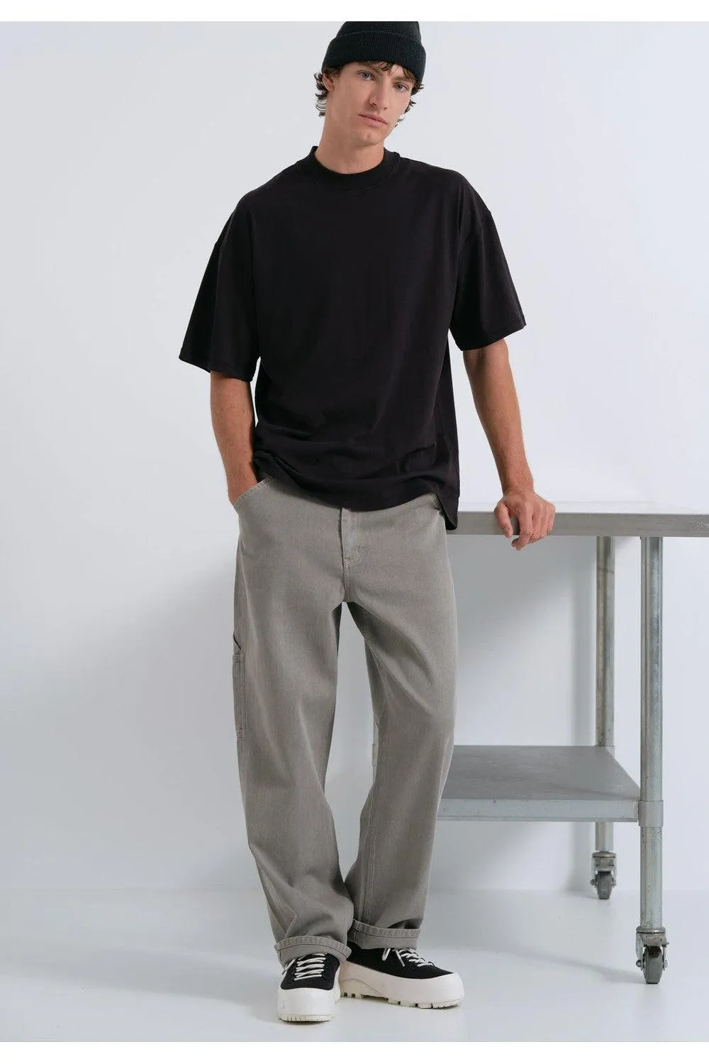 Commoners Mens Oversized Tee Black