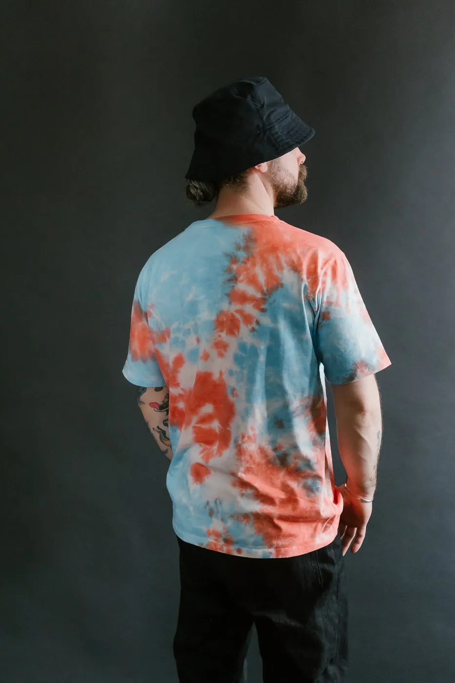 Cosmic Short Sleeves T-Shirt Shaggy Bear - Red Fire