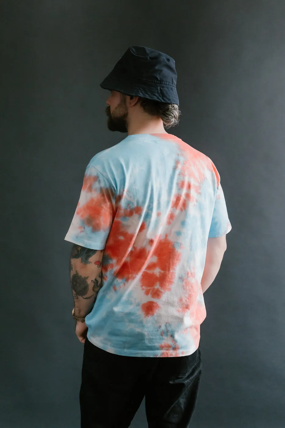 Cosmic Short Sleeves T-Shirt Shaggy Bear - Red Fire