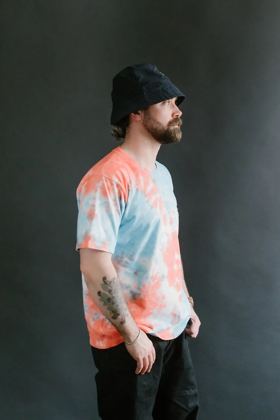 Cosmic Short Sleeves T-Shirt Shaggy Bear - Red Fire
