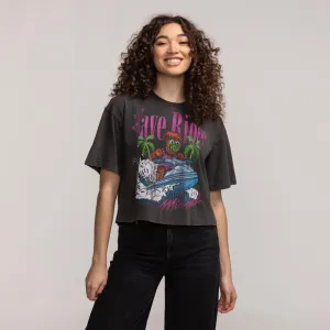 Court Culture Wave Rider Boxy Crop Tee