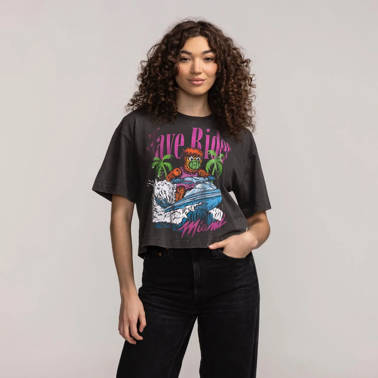 Court Culture Wave Rider Boxy Crop Tee