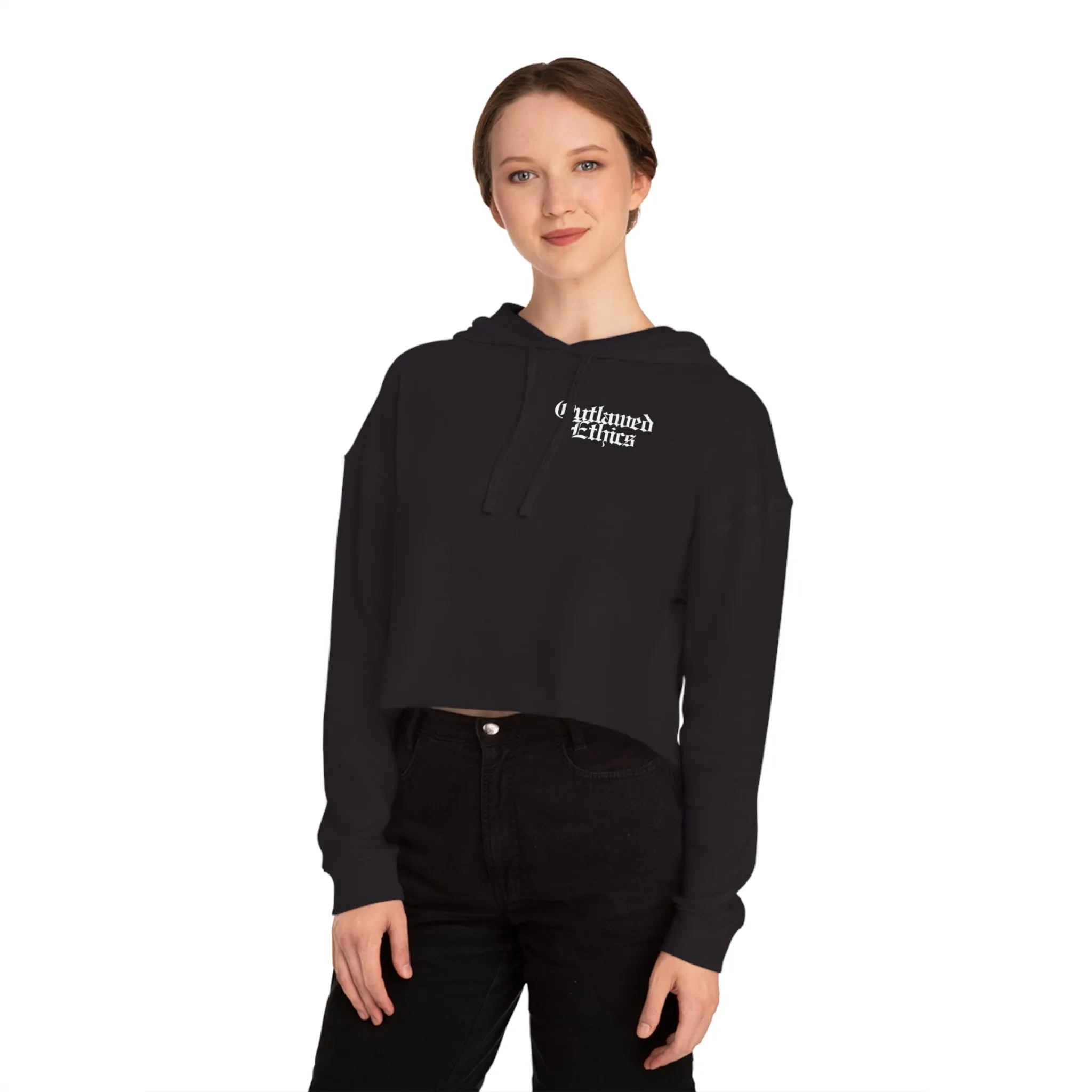 Cowboys Can Ride Anything Horny Cropped Hoodie
