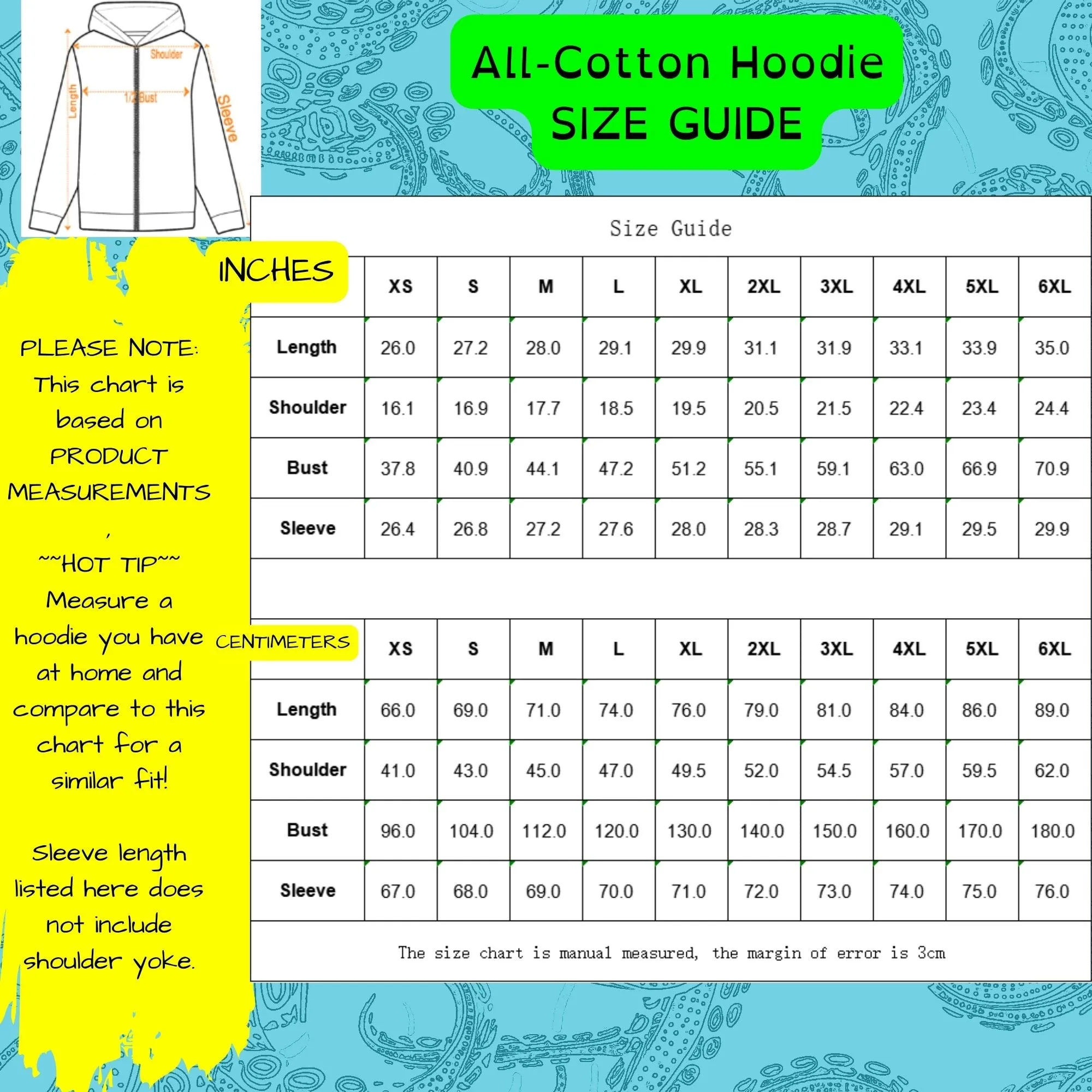 Creepy Crawly Zip Up Hoodie