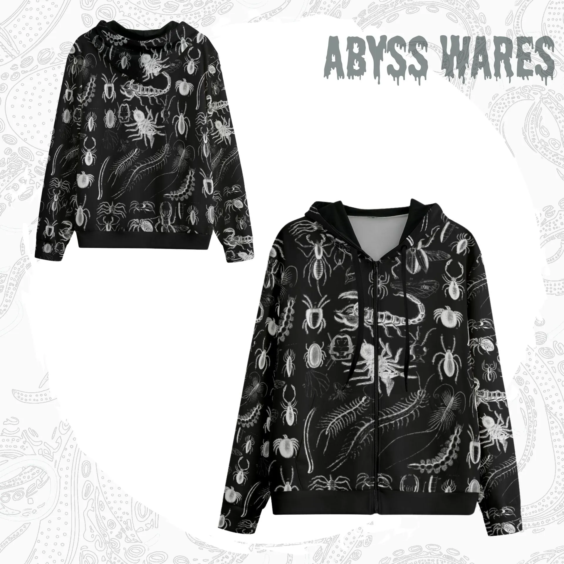 Creepy Crawly Zip Up Hoodie