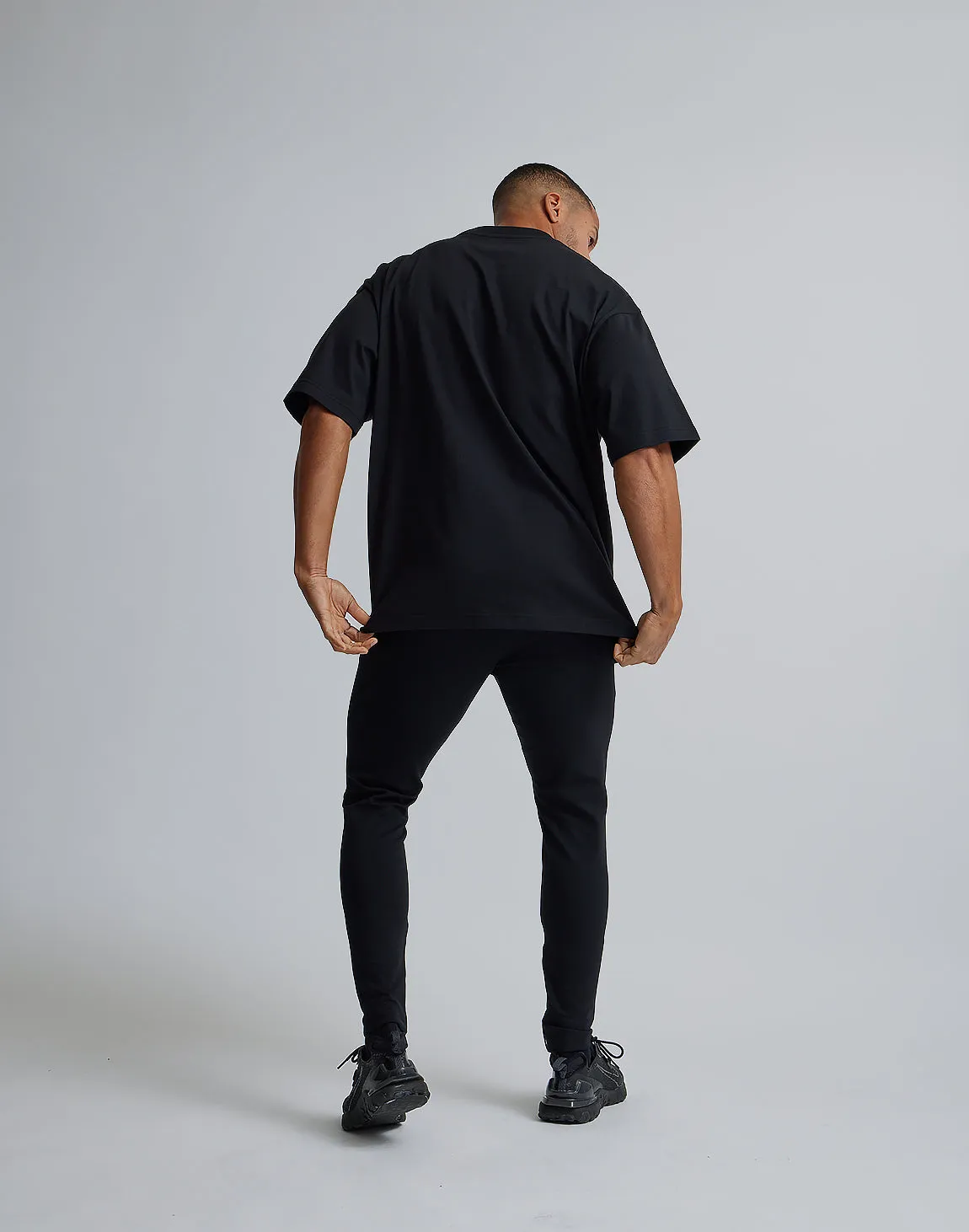 CRONOS LOGO OVERSIZE T-SHIRTS【BLACK×YELLOW】