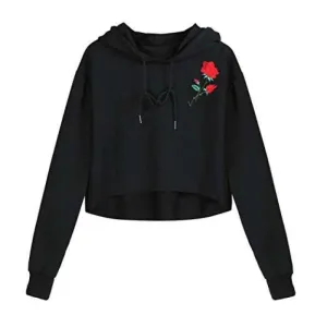 Crop Hoodie For Womens By 525