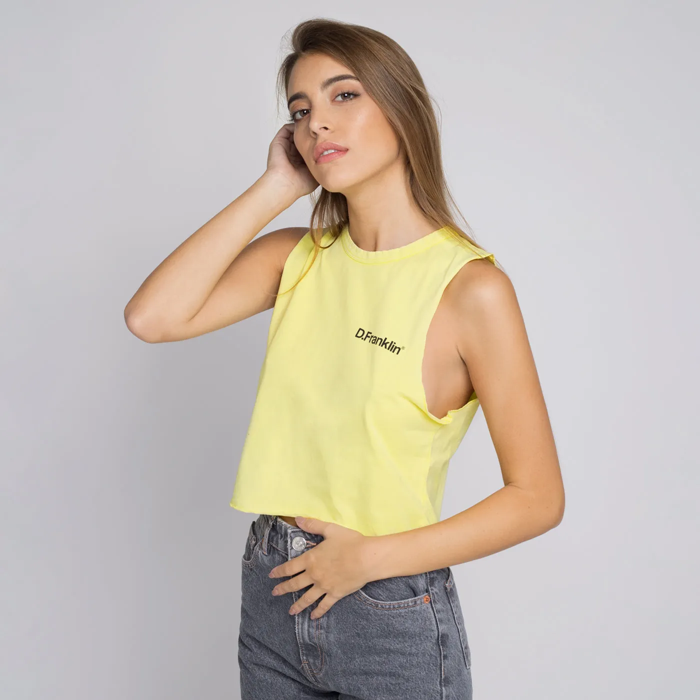Crop Top D.Franklin Yellow