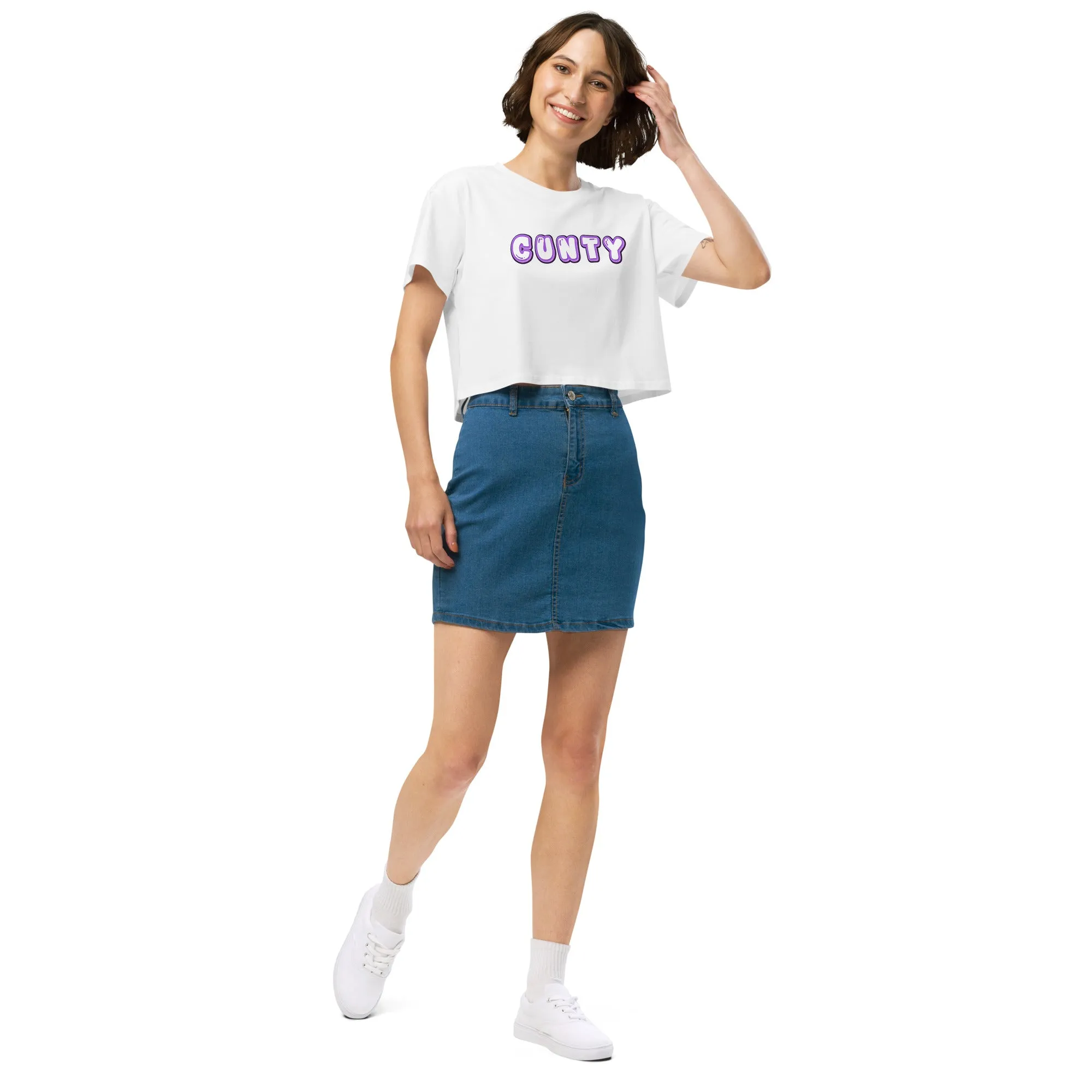 Cunty - Boxy Cropped Tee