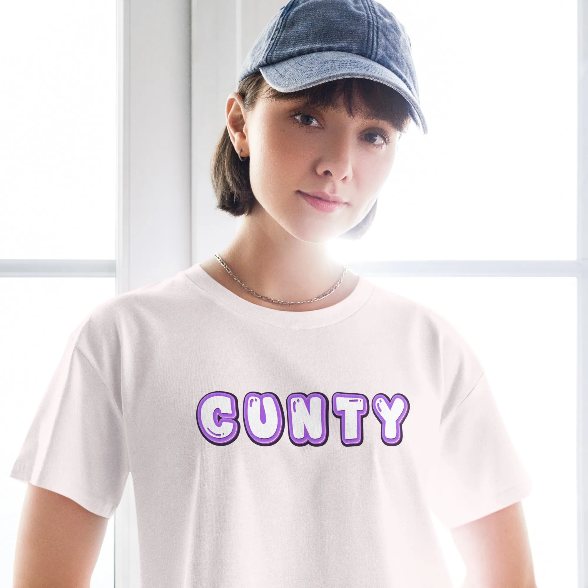 Cunty - Boxy Cropped Tee