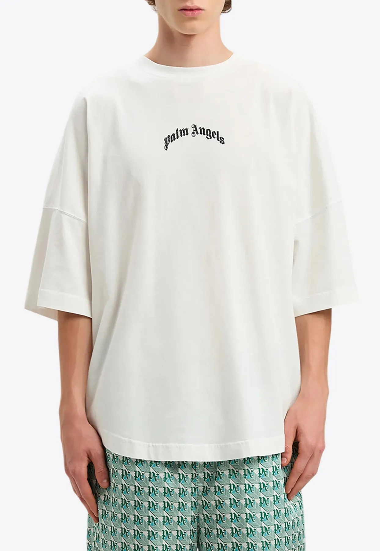 Curved Logo Oversized T-shirt