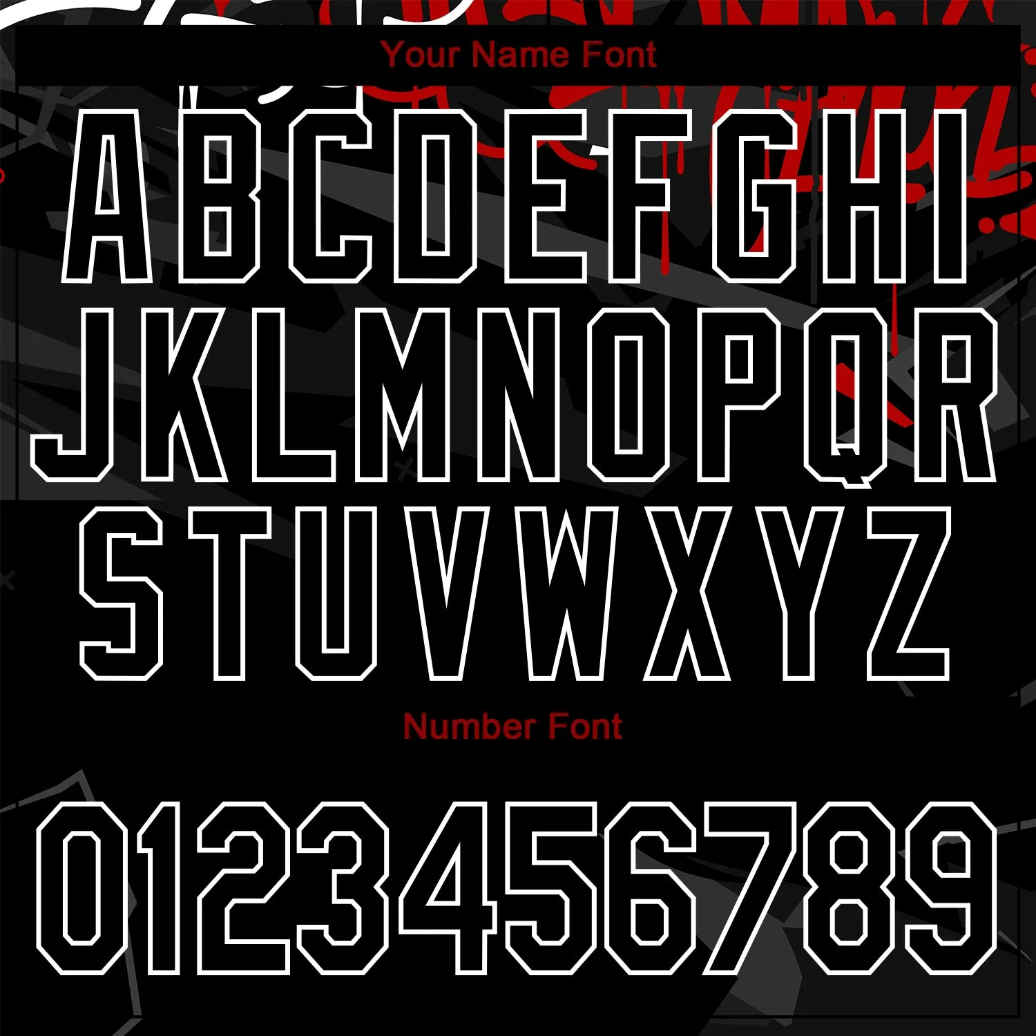 Custom Graffiti Pattern Black-Red Dark Abstract Urban Street Art 3D Bomber Full-Snap Varsity Letterman Jacket