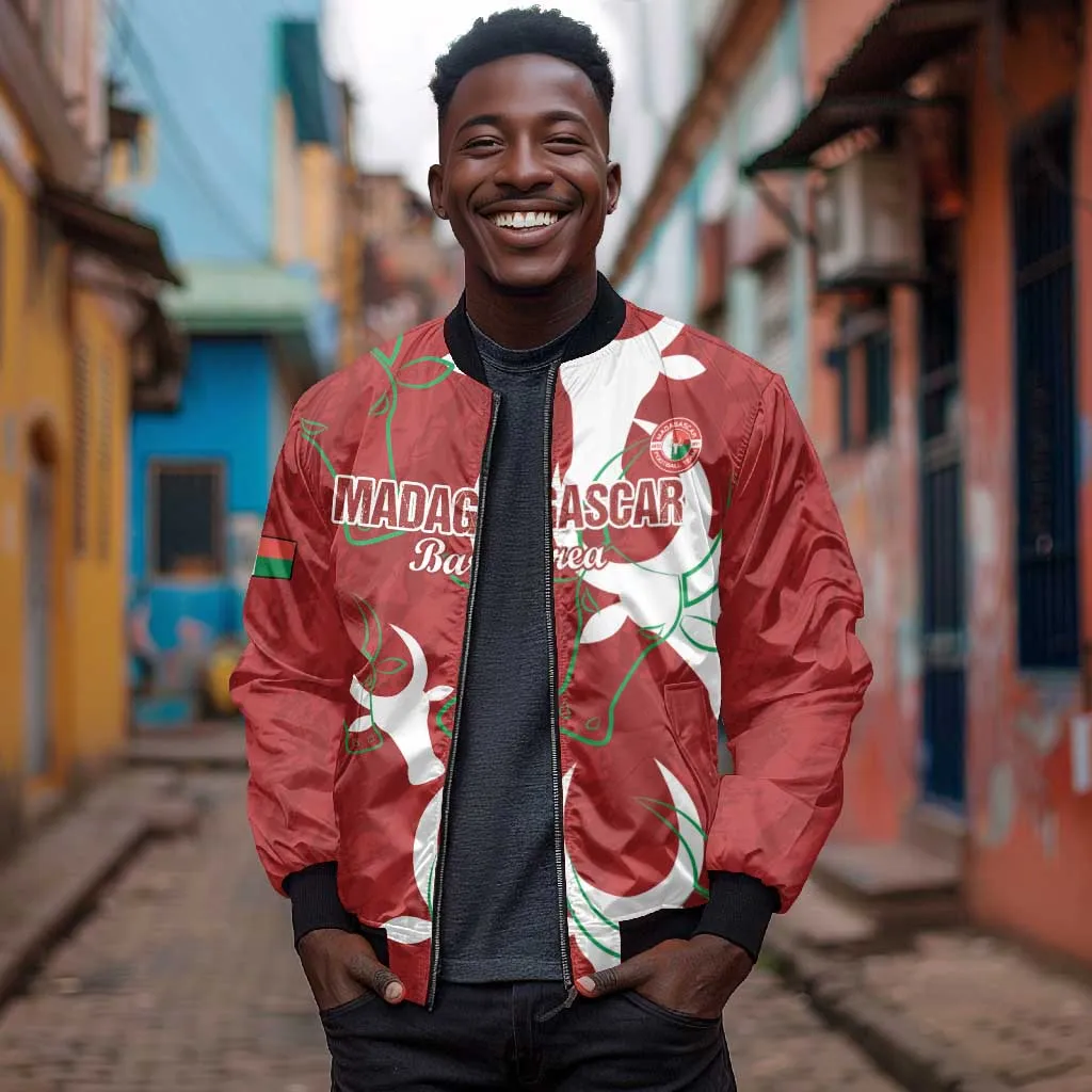 Custom Madagascar Football Bomber Jacket Allez Barea LT15