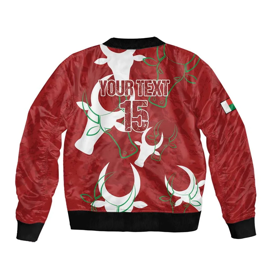 Custom Madagascar Football Bomber Jacket Allez Barea LT15